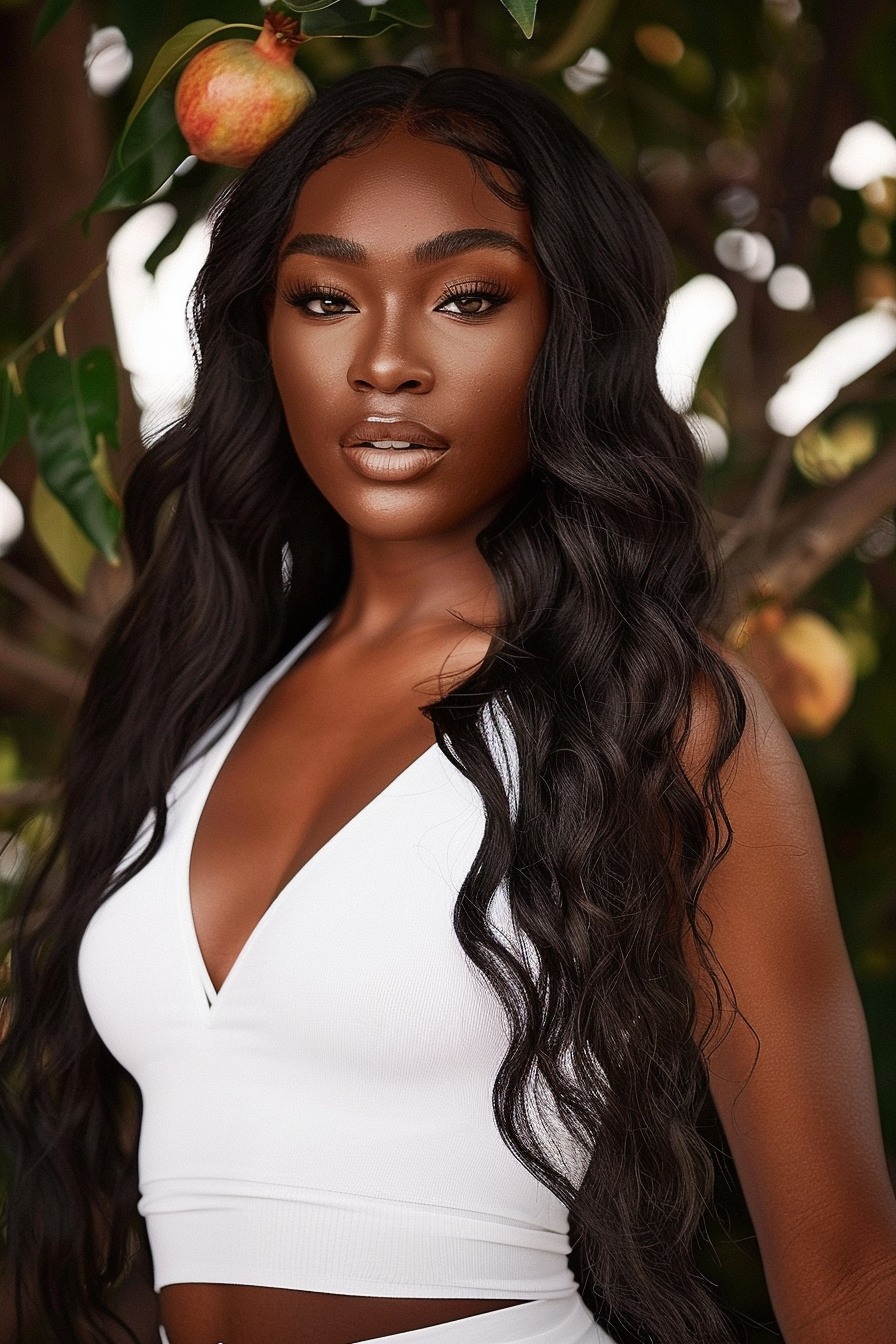 Pomegranate Peruvian Body Wave Tape Ins