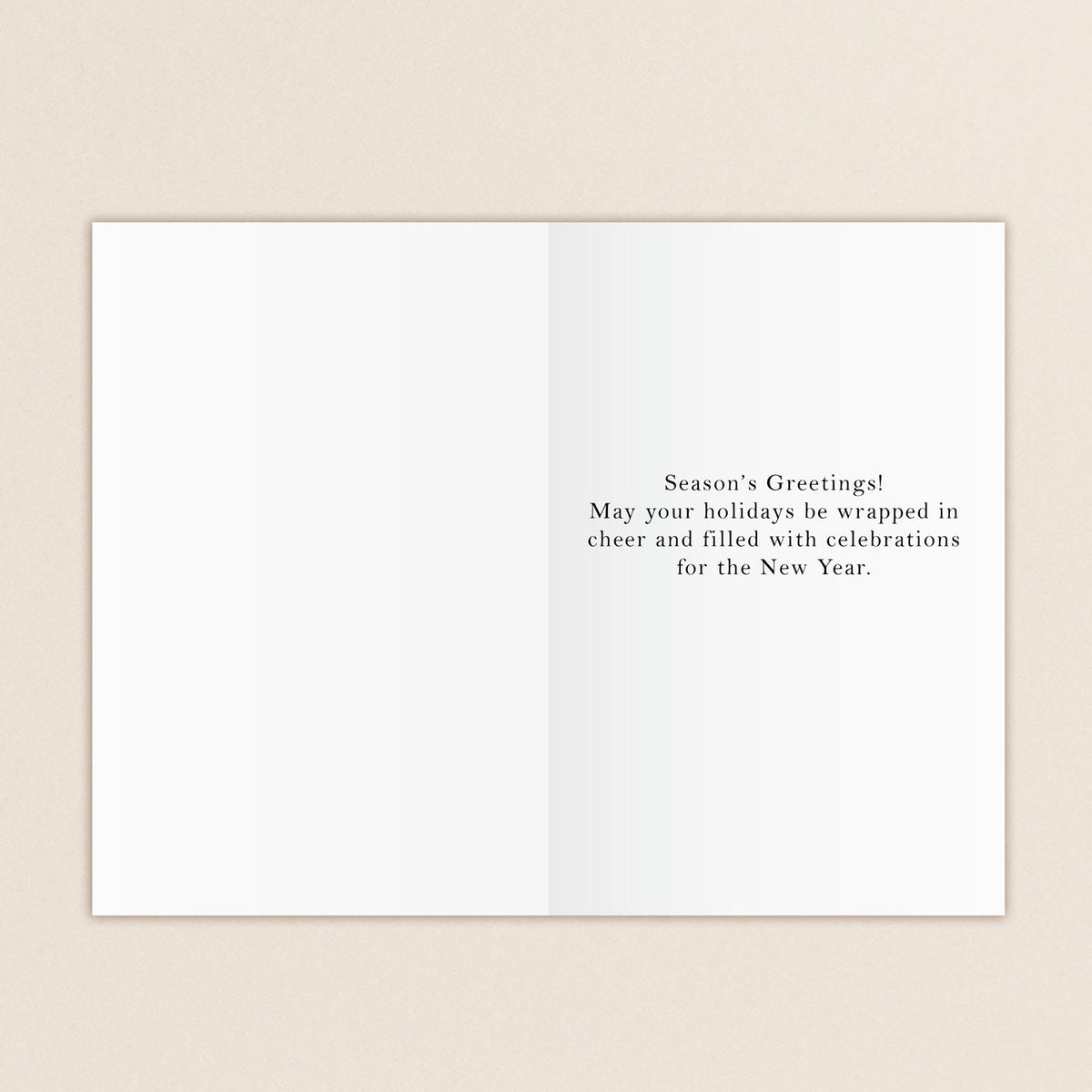 Wild Evergreen Festive Christmas Greeting Card