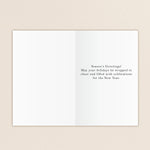 Wild Evergreen Festive Christmas Greeting Card