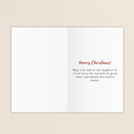 Emerald Moss Christmas African Greeting Card